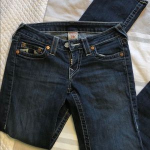 True religion straight leg jeans size 27
